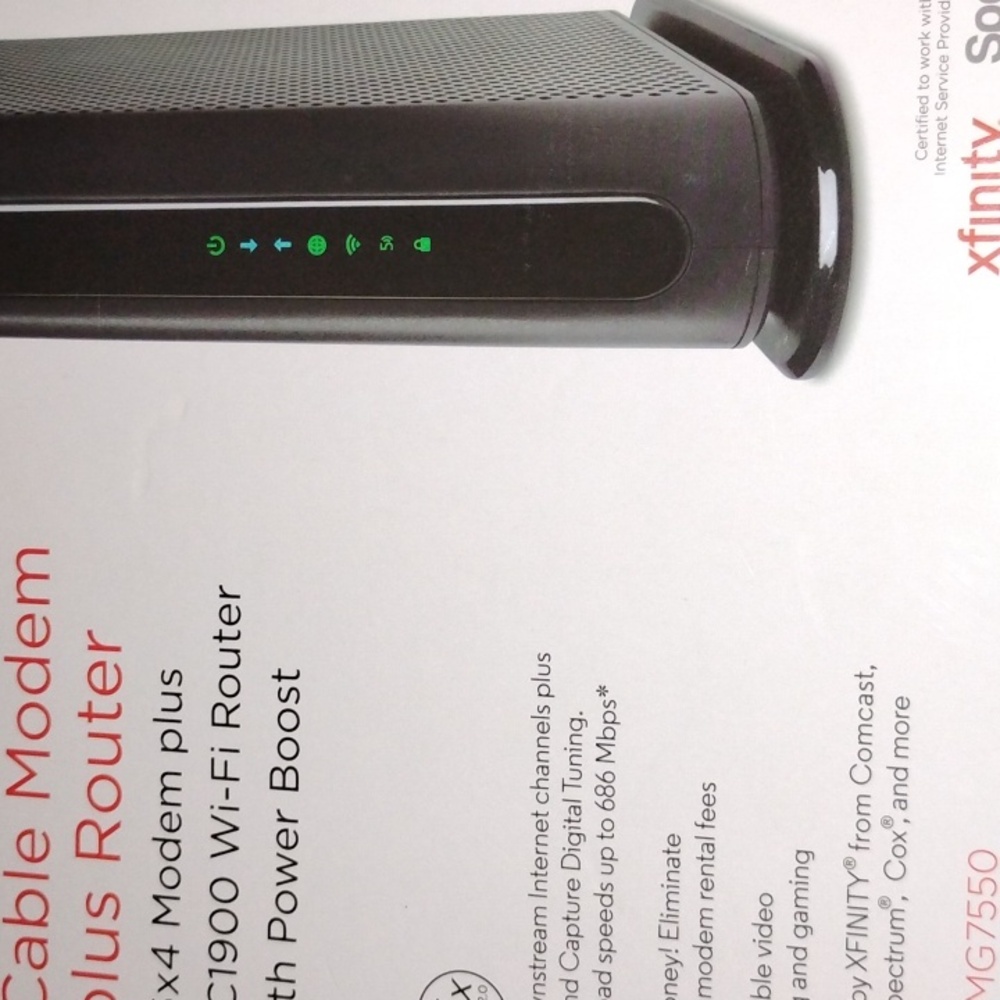 Motorola Cable Modem Box